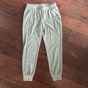 Girls joggers size L(10-12) Sage Green color